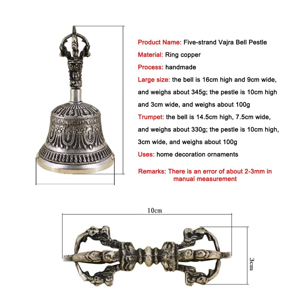 Amazon.co.jp: ネパール手作りチベット・金剛杵鐘杵純銅法